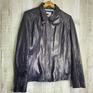 Women's Black Leather Jacket